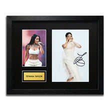 Teyana Taylor Signed Autograph Framed Music Memorabilia