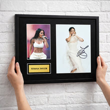 Teyana Taylor Autograph Print Wall Display