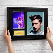 Troye Sivan Signed Autograph Framed Music Memorabilia