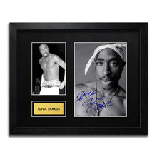 Tupac Shakur Signed Autograph Framed Music Memorabilia