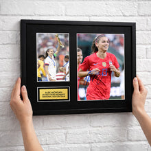 Alex Morgan - Signed Poster Art Print Artwork - US Women National Soccer Team USWNT
