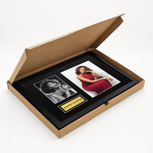 Whitney Houston Autograph Print Box