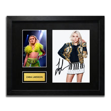Zara Larsson Signed Autograph Framed Music Memorabilia