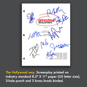 Arrested Development Tv Signed Autographed Script Screenplay - Jason Bateman - Portia De Rossi