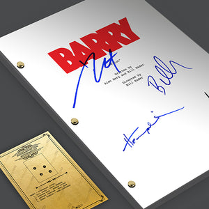 Barry Tv Signed Autographed Script Screenplay - Bill Hader - Stephen Root