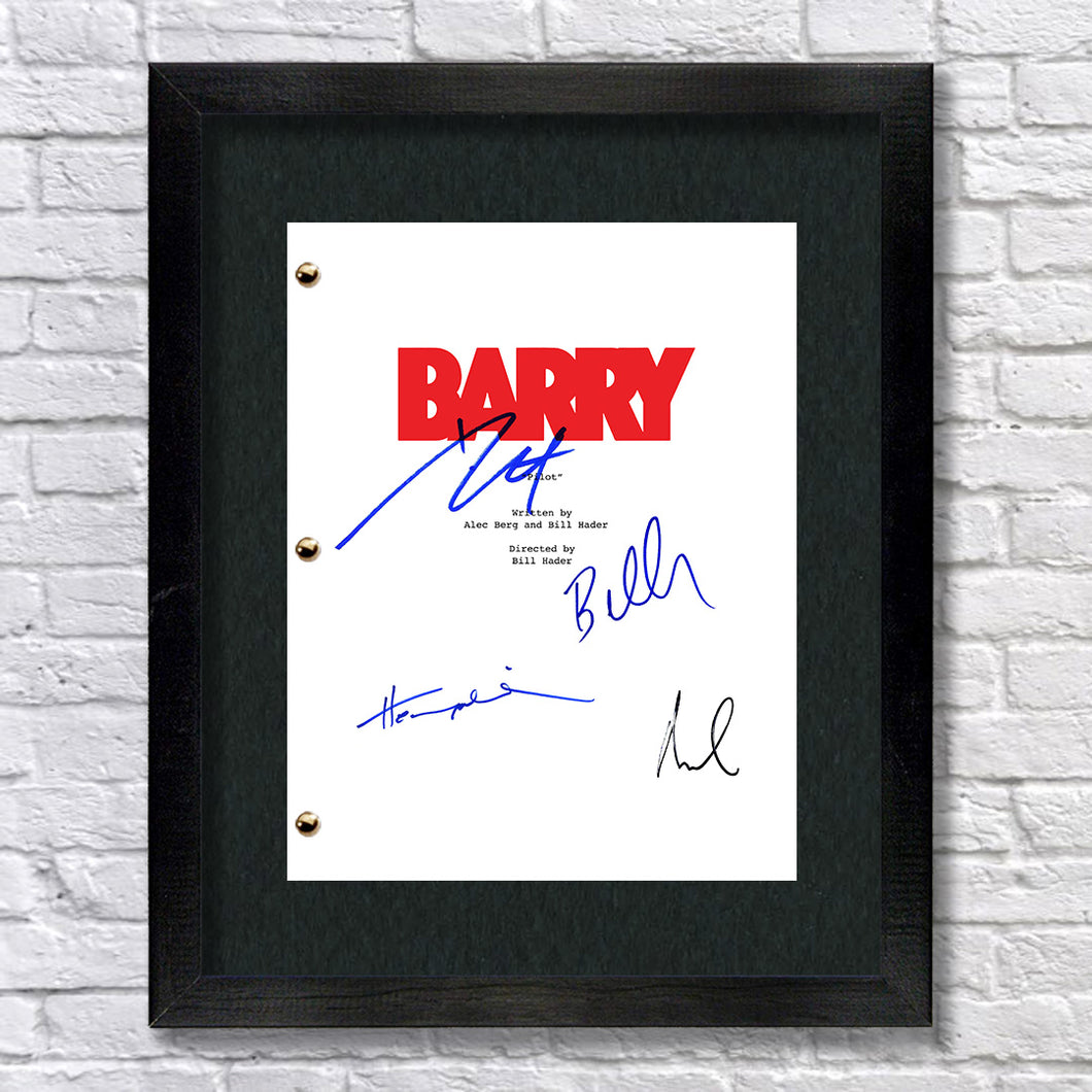 Barry Tv Signed Autographed Script Screenplay - Bill Hader - Stephen Root