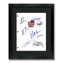 The Big Bang Theory Signed Script Screenplay Autograph Reprint - Jim Parsons - Johnny Galecki - Kaley Cuoco - Melissa Rauch