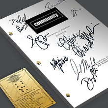 Community TV NBC EP107 TV Signed Autograph Script Screenplay - Joel McHale - Alison Brie - Gillian Jacobs