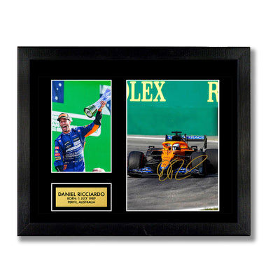 Daniel Ricciardo - McLaren Racing - Formula One F1 Autograph Signed Poster Art Print Artwork