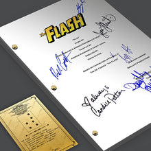 The Flash TV Signed Script Screenplay Autograph Reprint - Grant Gustin - Candice Patton - Danielle Panabaker - Rick Cosne