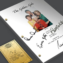 The Golden Girls TV Signed Script Autograph Preprint - Betty White - Bea Arthur - Rue McClanahan - Estelle Getty