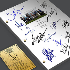 Lost TV Pilot Signed Autographed Script Screenplay Reprint - Matthew Fox - Evangeline Lily - Josh Holloway - Dominic Monaghan - Ian Somerhalder