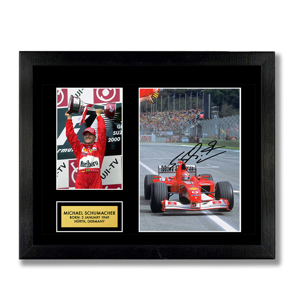 Michael Schumacher - Scuderia Ferrari - Formula One F1 Autograph Signed Poster Art Print Artwork