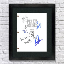 Peaky Blinders Tv Script Screenplay Signed Autograph Reprint - Cillian Murphy - Paul Anderson - Sam Neil - Helen McCrory