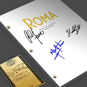 Roma 2018 Signed Film Movie Script Screenplay Autograph