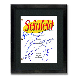 Seinfeld TV Script Signed Screenplay Autograph Reprint - Jerry Seinfeld - Julia Louis Dreyfus - Michael Richards - Larry David