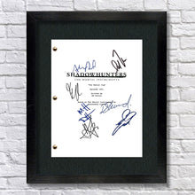 Shadowhunters Signed Script Screenplay Autograph - Katherine McNamara - Dominic Sherwood - Matthew Daddario