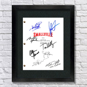 Smallville Signed Script Screenplay Autograph Reprint - Tom Welling - Kristen Kreuk - Allison Mack