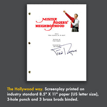 Mister Rogers Neighborhood TV Episode #1613 Signed Autograph Script Screenplay - Fred Rogers