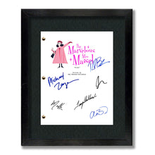 The Marvelous Mrs Maisel Signed Script Screenplay Autograph Reprint - Rachel Brosnahan - Alex Borstein - Michael Zegen - Marin Hinkle