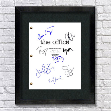 The Office Tv Show Signed Script Autograph Reprint - Steve Carell - Rainn Wilson - Jenna Fischer - John Krasinski