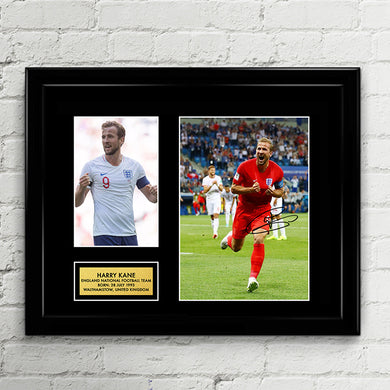 Harry Kane - England National Football Team - Fifa World Cup 2018 Signed Poster Art Print Artwork