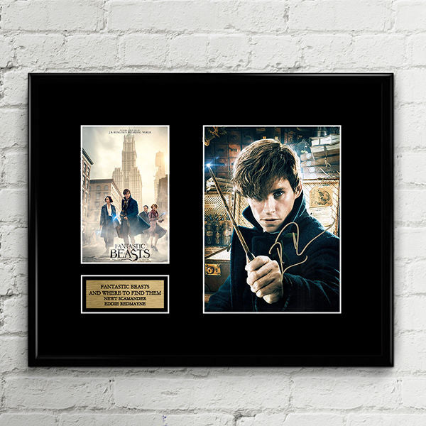 Fantastic Beasts and Where to Find Them - Eddie Redmayne - Autograph Signed Poster Art Print Artwork - JK Rowling