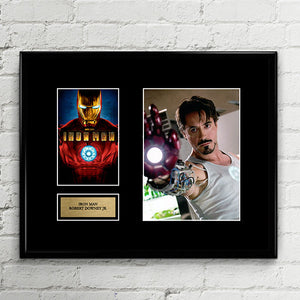 The Avengers Iron Man - Robert Downey Jr - Autograph Signed Poster Art Print Artwork - Ironman Marvel
