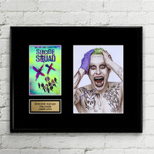 The Joker - Jared Leto - Suicide Squad Signed Poster Art Print Artwork -