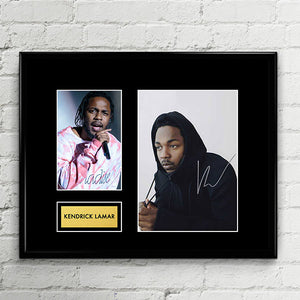 Kendrick Lamar - Autograph - Signed Poster Art Print Artwork - Grammy Billboard