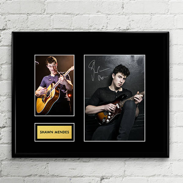 Shawn Mendes - Autograph - Signed Poster Art Print Artwork - Grammy Billboard
