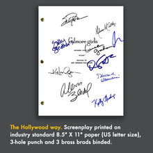 Gilmore Girls TV Signed Autograph Pilot Screenplay - Lauren Graham - Alexis Bledel - Melissa McCarthy - Keiko Agena - Scott Paterson