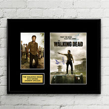 Rick Grimes Andrew Lincoln - The Walking Dead - Autograph Signed Poster Art Print Artwork