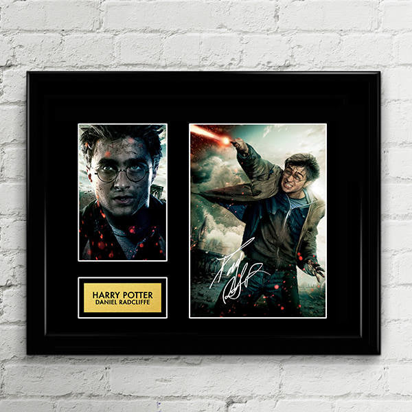 Daniel Radcliffe - Harry Potter Signed Poster Art Print Artwork Reprint - Hogswarts Harry Potter Cursed Child by JK Rowling