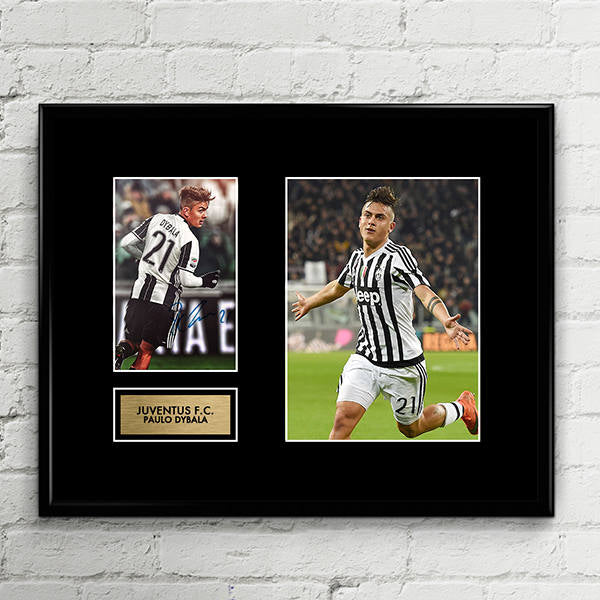 Paulo Dybala Autograph Signed Poster Art Print Artwork - Juventus FC