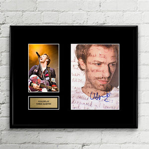 Coldplay Chris Martin - Autograph - Grammy Signed Poster Art Print Artwork