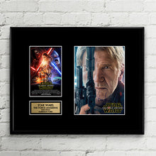 Han Solo Harrison Ford Signed - Star Wars - Force Awakens - The Last Jedi - Autograph Signed Poster Art Print Artwork