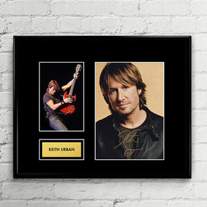 Keith Urban - The Fighter - Autograph - Signed Poster Art Print Artwork - Grammy Billboard