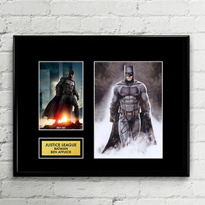 Batman - Ben Affleck Justice League - Autograph Signed Poster Art Print Artwork