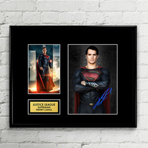 Superman - Henry Cavill - Justice League Autograph Signed Poster Art Print Artwork