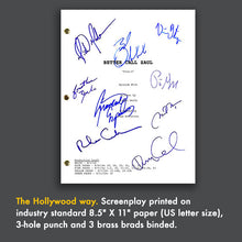 Better Call Saul EP106 TV Script Screenplay - Signed Autograph Reprint - Bob Odenkirk - Rhea Seehorn