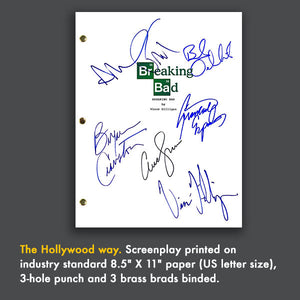 Breaking Bad - TV Pilot Signed Autographed Screenplay - Bryan Cranston - Aaron Paul - Walter White - Jesse Pinkman