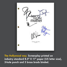 How I Met Your Mother HIMYM TV Pilot Signed Autographed Script Screenplay - Neil Patrick Harris - Cobie Smulders - Jason Segal - Alyson Hannigan