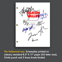 Silicon Valley Signed Pilot Script Screenplay Autograph Reprint - Thomas Middleditch - TJ Miller - Martin Starr - Amanda Crew