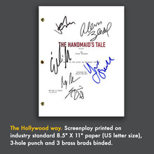 The Handmaid's Tale Signed Script Screenplay Autograph Reprint - Elizabeth Moss - Alexis Bledel - Yvonne Strahovski