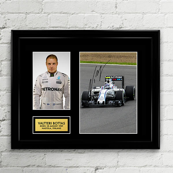 Valtteri Bottas - Mercedes AMG Petronas - Formula One F1 Autograph Signed Poster Art Print Artwork