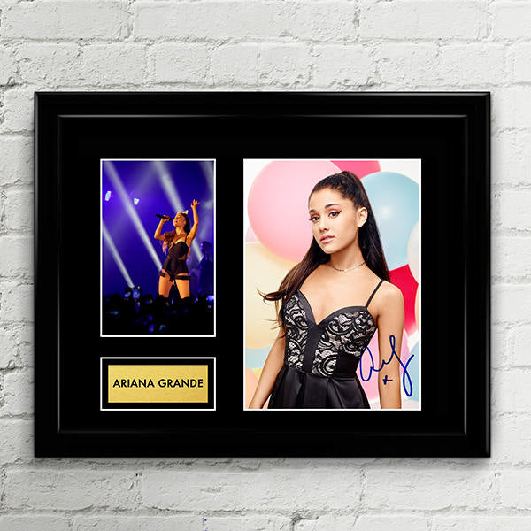 Ariana Grande - Autograph - Grammy Autograph Signed Poster Art Print Artwork