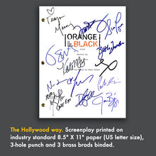Orange Is The New Black TV Script - Screenplay Signed Autograph Reprint - Taylor Schilling - Kate Mulgrew - Laura Prepon - Litchfield