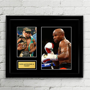 Floyd Mayweather Jr - "The Money" "Pretty boy" Professional Boxer - Signed Poster Art Print Artwork - Manny Pacquiao, Conor McGregor