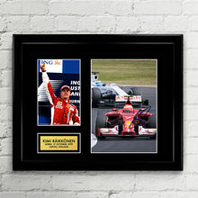Kimi Raikkonen - Scuderia Ferrari - Iceman - Formula One F1 Autograph Signed Poster Art Print Artwork